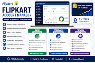 professionally manage your flipkart seller account and grow your sales