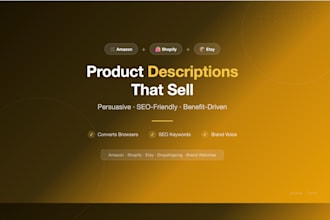 write product descriptions that sell for your online store