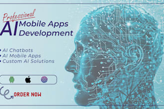 do ai website and app development with free chat bot