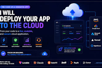 deploy your vibe coded or ai generated app to the cloud
