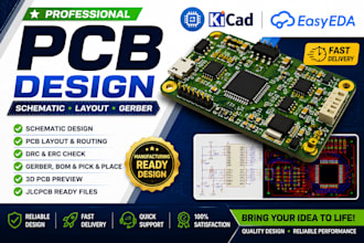 design easyeda pcb ready for jlcpcb manufacturing