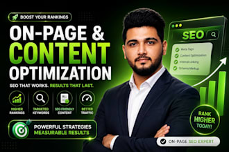 do on page SEO and content optimization to boost your google rankings