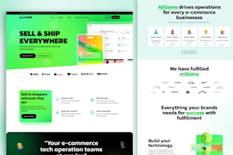 do figma landing page design, website UI UX redesign
