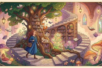 craft an original illustration for print and digital