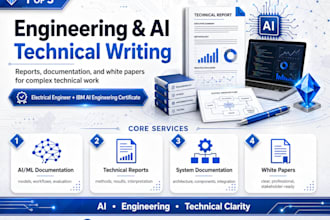 write engineering and ai technical reports