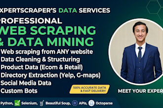 do web scraping, data extraction, and web automation using python