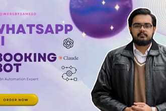 build a whatsapp booking chatbot for clinics and salons using n8n