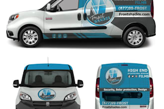 creative custom car wrap, van wrap, truck wrap, trailer wrap