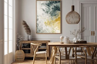 design high quality printable digital wall art for etsy