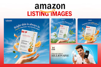design amazon a plus content and listing images for fba