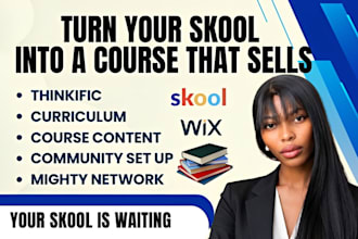 skool community setup circle so skool credit repair and skool online course