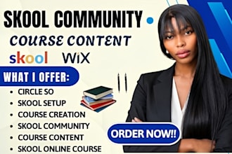 skool community setup circle so skool credit repair and skool online course