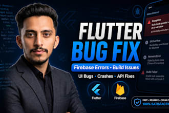 fix flutter bugs firebase errors and app build issues