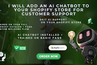 add an ai chatbot to your shopify store for customer support