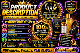 write SEO product description, product copy for amazon, shopify, ecommerce store