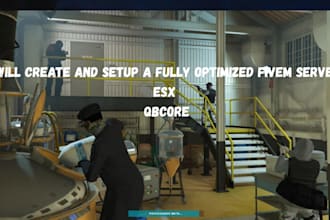 create and setup a fully optimized fivem server with esx qbcore