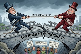 do digital political cartoon for political cartoon