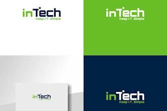 design a modern technology logo for tech startups