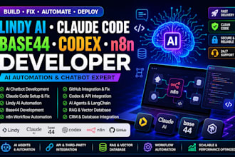 claude code lindy ai base44 developer codex base44 automation github fix n8n