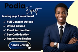podia website, online course, teachable course, podia
