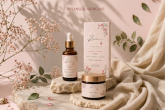 create a premium brand identity and packaging design