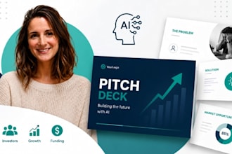 ai saas pitch deck, startup presentation, vc investor deck, fundraising PPT