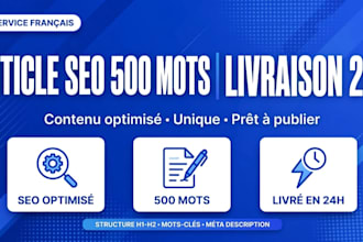 rédiger un article de blog SEO 500 mots DIY gardening tools mechanics
