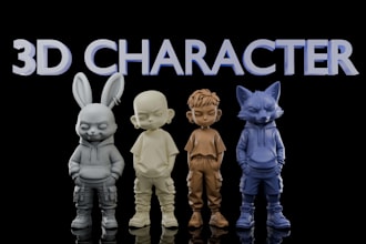 sculpt high quality 3d models, and statues for 3d printing rendering