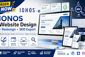 design, redesign, or optimize your ionos website with SEO
