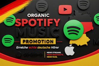 do organic german spotify music ads promotion grow to music chart audience
