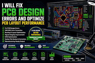 fix pcb design errors and optimize pcb layout performance