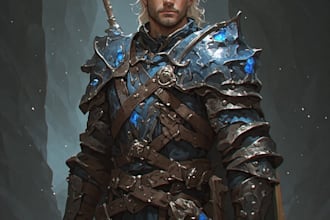 create original fantasy character concept art and design for you