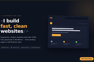 develop a responsive website using HTML CSS javascript