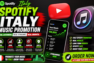 do spotify italy streams and listeners italy spotify music promotion