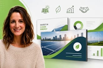 solar proposal, solar pitch deck, energy investor deck, esg slides, solar PPT