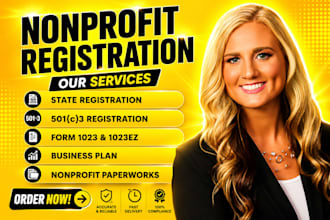 form your nonprofit and complete irs 501c3 filing faster