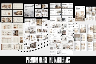 design architectural home interior construction brochure, spec sheet