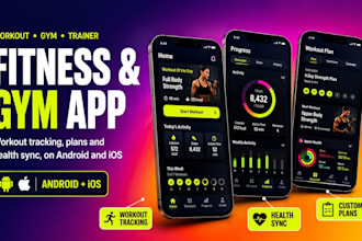 develop fitness app health and fitness app fitness website, gym app gym website
