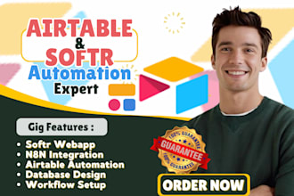 build airtable database, airtable softr, client portal, airtable dashboard
