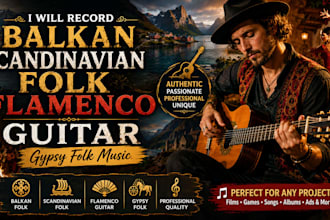 personally record country blues guitar rock guitar funk guitar flamenco
