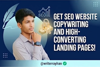 write SEO blog articles and web copy that converts