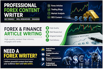 write professional forex and trading articles