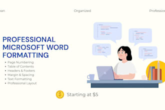 format and edit microsoft word documents professionally