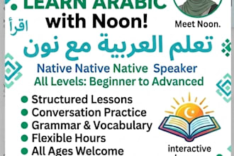be your professional arabic language tutor