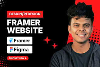 build a modern framer website as an expert framer developer