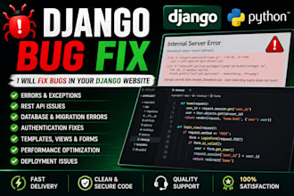 fix bugs in your django website