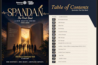 design a professional magazine, newsletter, book and annual report