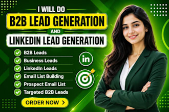 do b2b lead generation and linkedin lead generation, prospect list