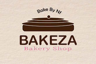 design a bakery logo for cake and pastry shops