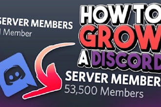 organic discord promotion, server growth boost targeted active real member